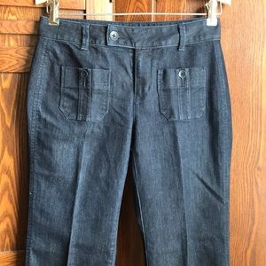 LOFT curvy flair jeans